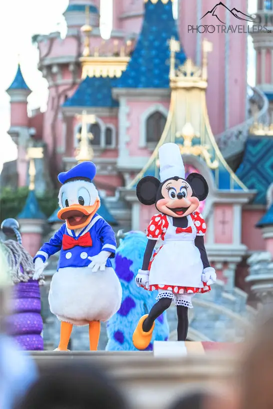 Disneyland Paris Figuren Donald und Mini