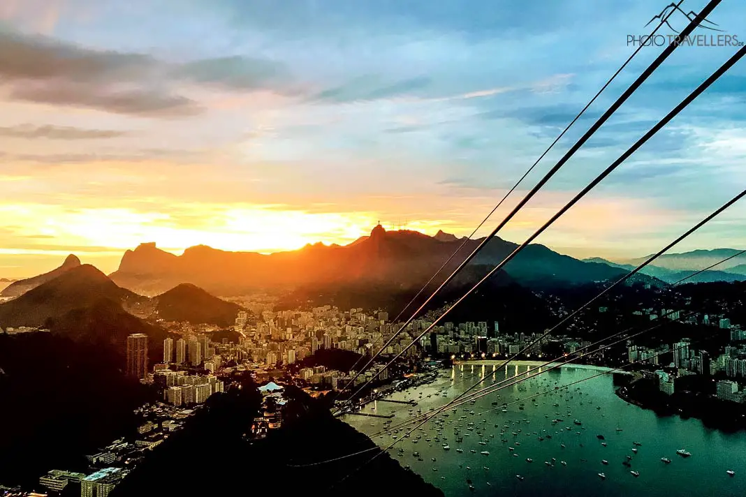 Sonnenuntergang am Zuckerhut in Rio de Janeiro