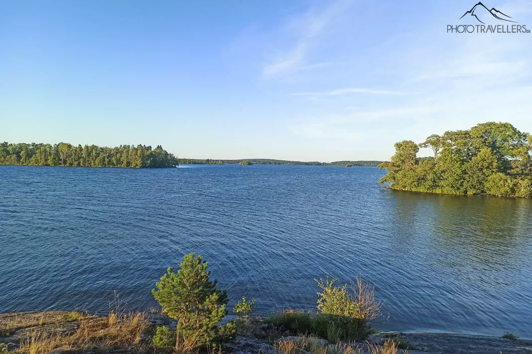Blick auf den drittgrößten See in Schweden, den Mälaren