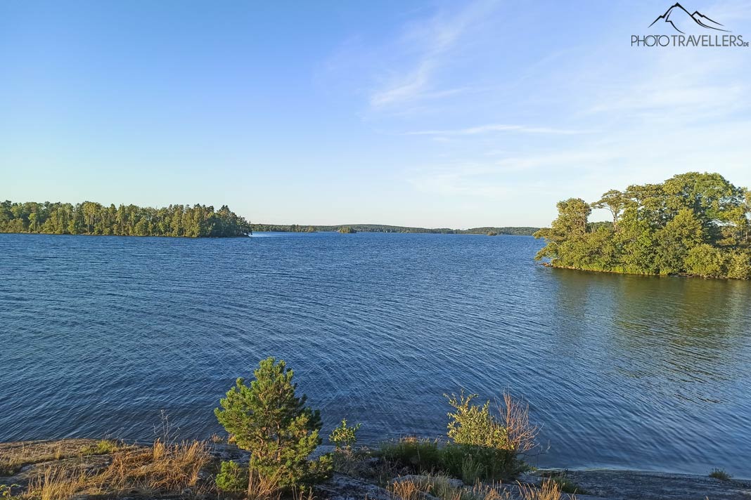 Blick auf den drittgrößten See in Schweden, den Mälaren