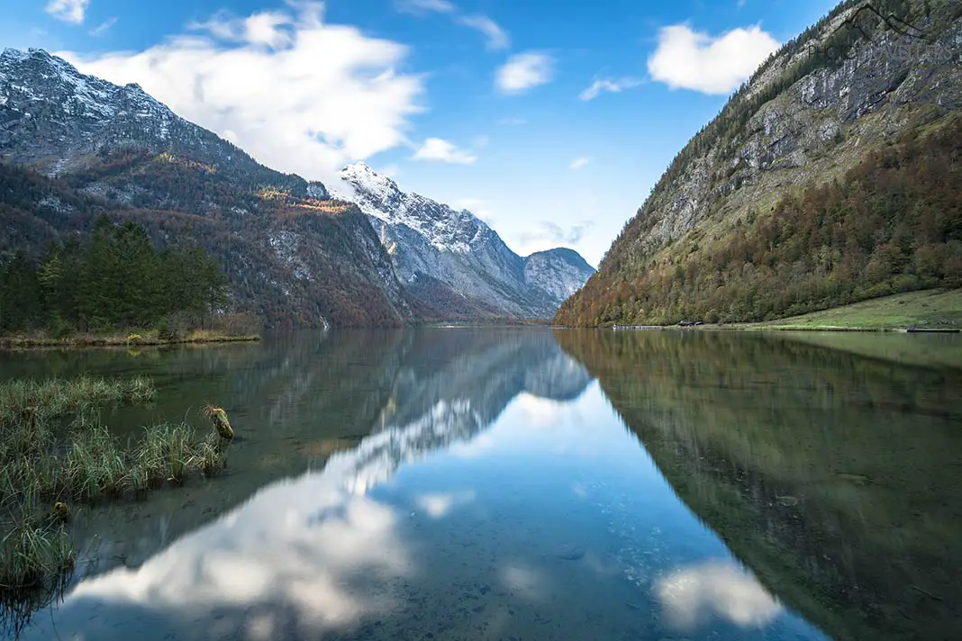 Der Blick über den Königssee im Berchtesgadener Land