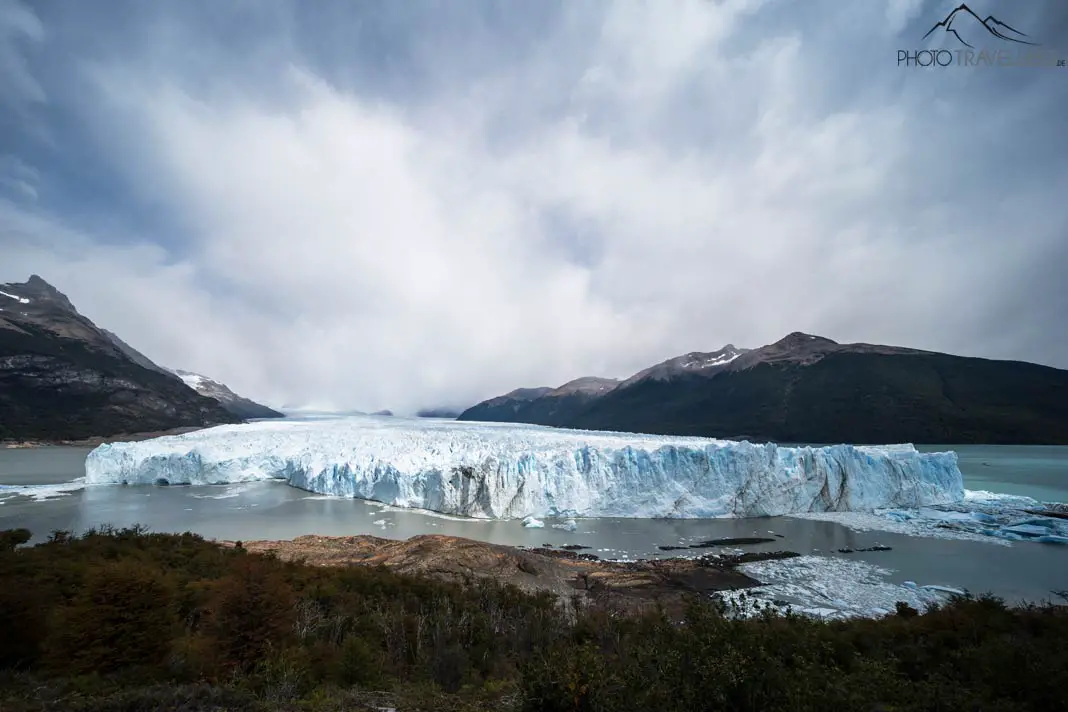 Der Blick auf den Pertito-Moreno-Gletscher in Patagonien in Chile