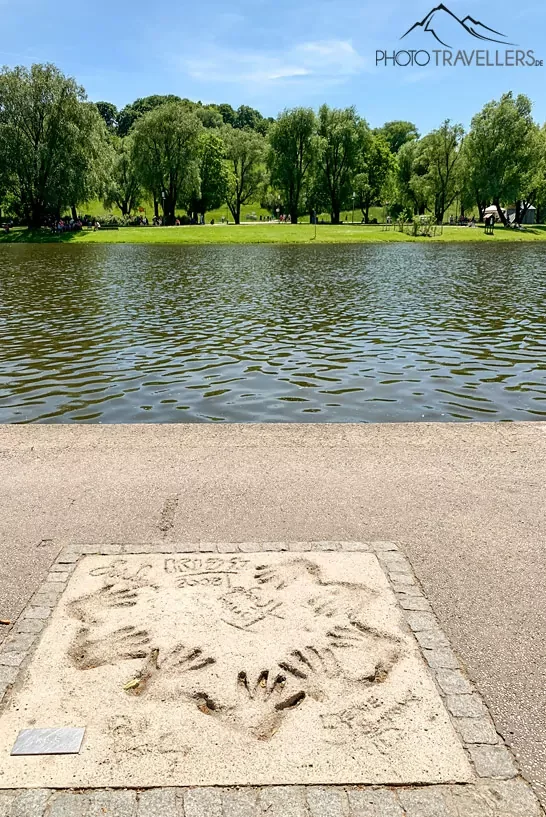 The handprints of Kiss in the Olympiapark