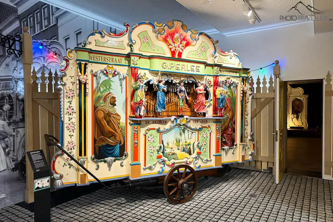 Eine antike Spieluhr im Museum Speelklok in Utrecht