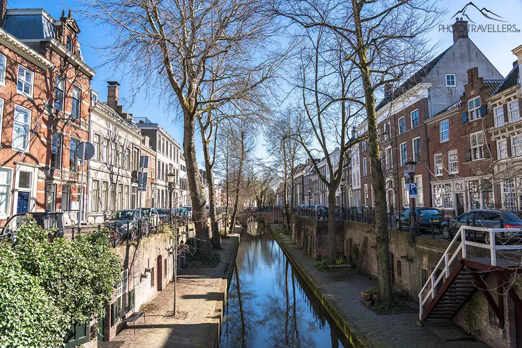Der Blick über die Nieuwegracht in Utrecht