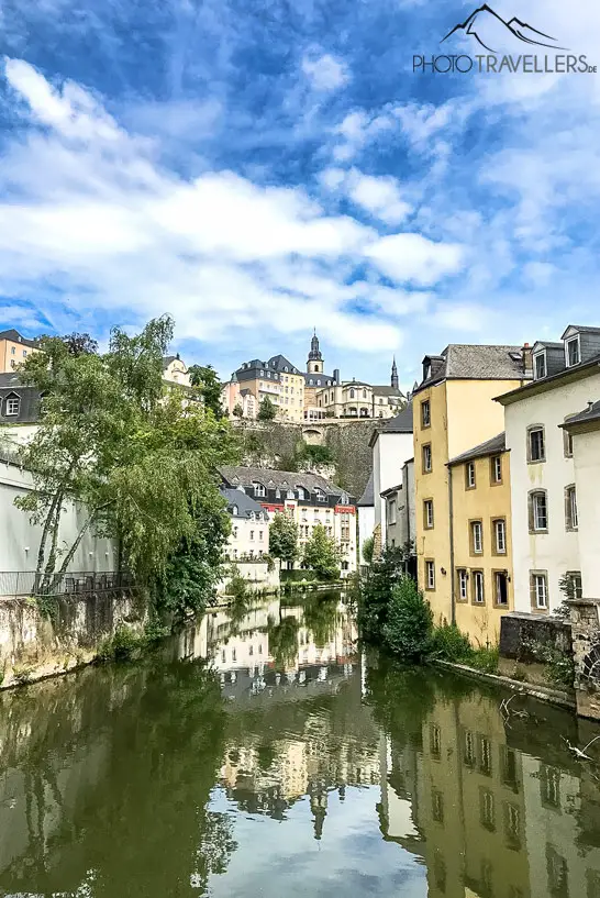 Blick auf die Altstadt Grund in Luxemburg