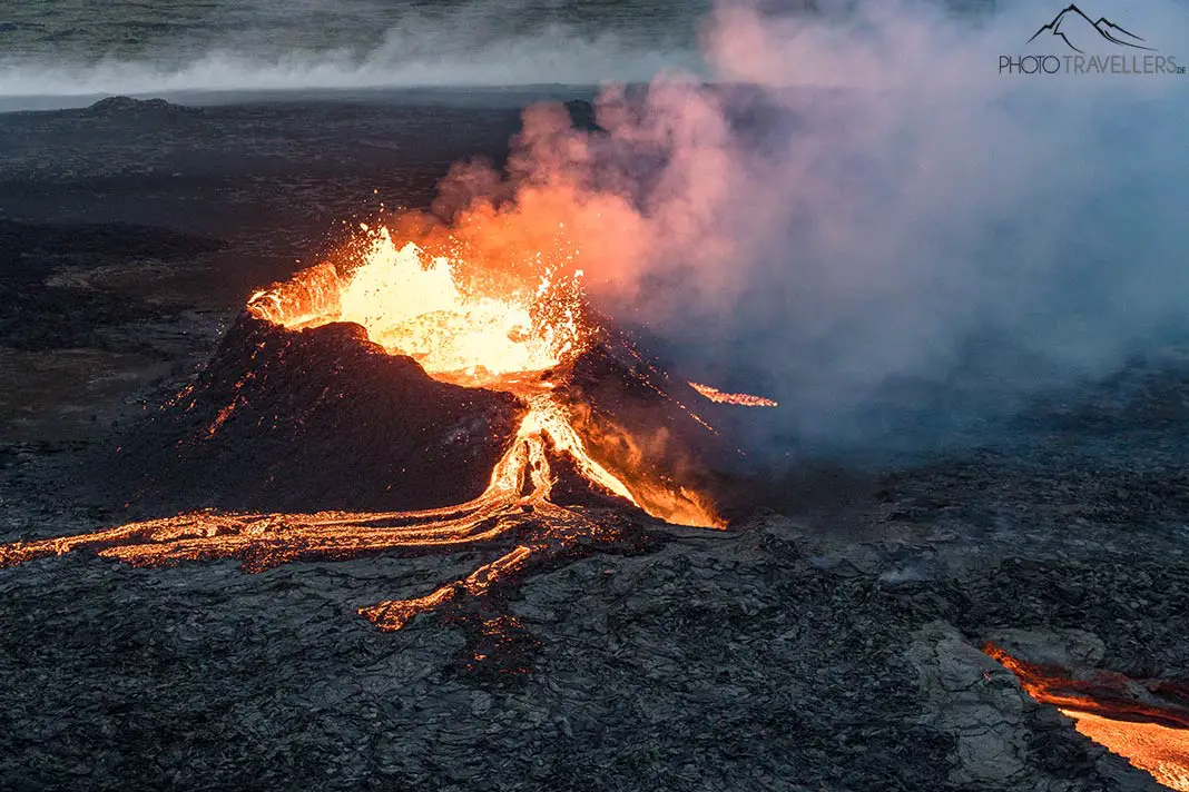 Der Vulkanausbruch 2023 in Island