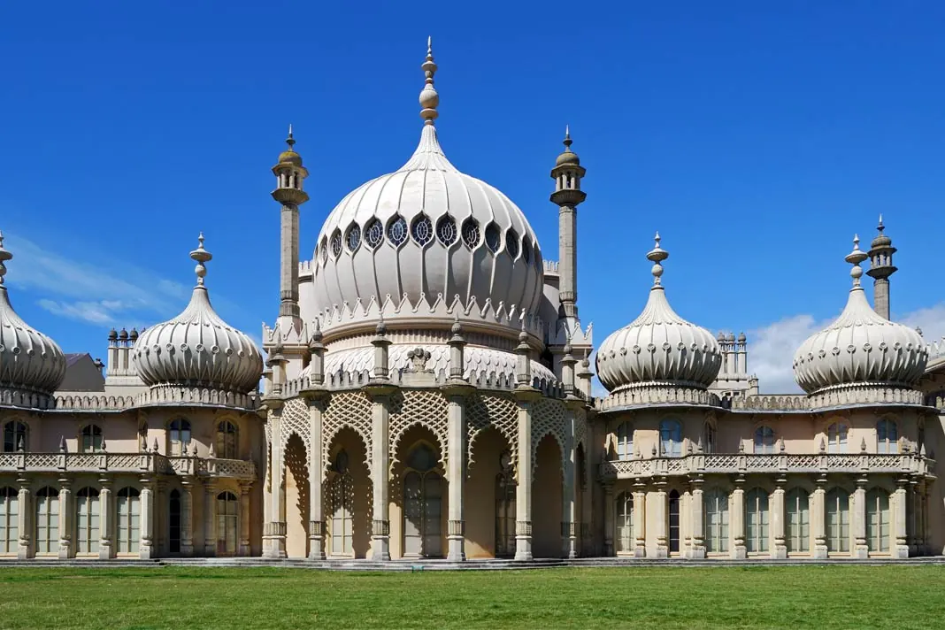 Blick auf den Royal Pavilion von Brighton in England