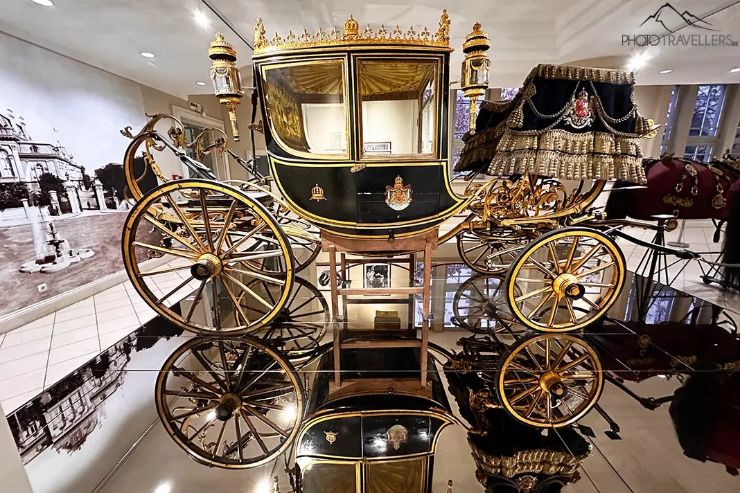 Eine Kutsche im Museum für Lokalgeschichte in Sofia