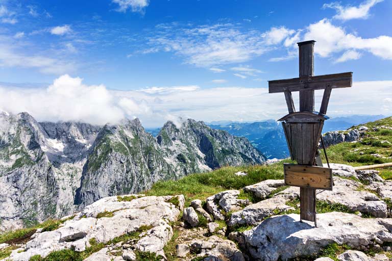Gipfelkreuz auf dem Schneibstein