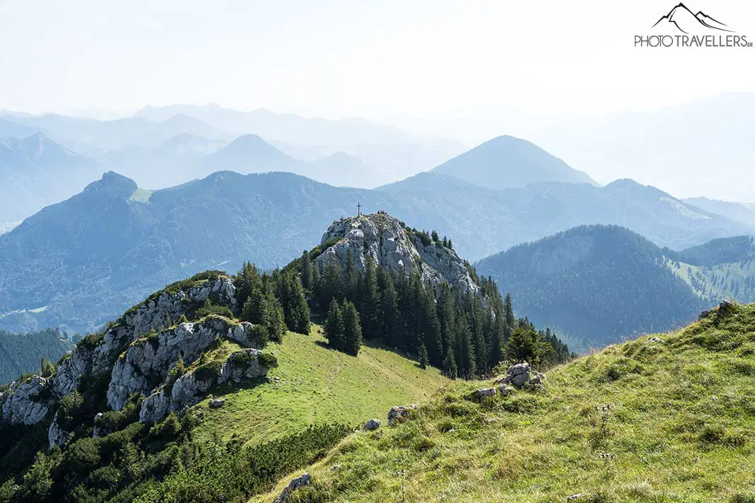 Der Blick vom Wildalpjoch auf die Käserwand