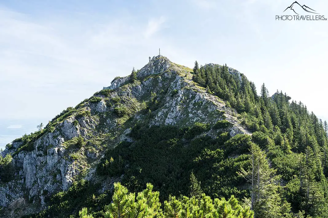 Der Blick auf den Weg, der zum Wildalpjoch führt