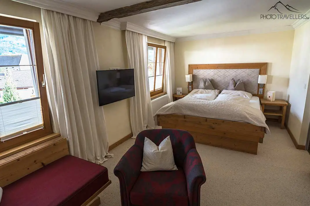 Eine Junior Suite im Hotel Brandstetter Hof in Tirol