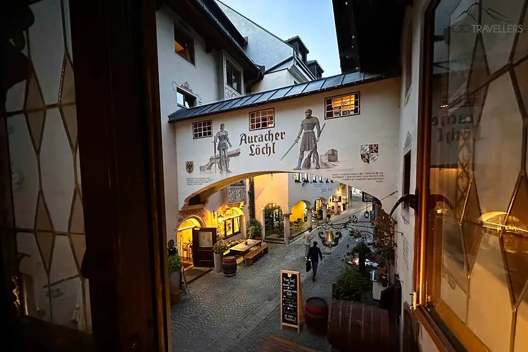 Das Brückenrestaurant in der Römerhofgasse in Kufstein