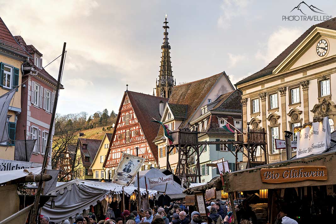 Besucher auf dem Esslinger Mittelaltermarkt