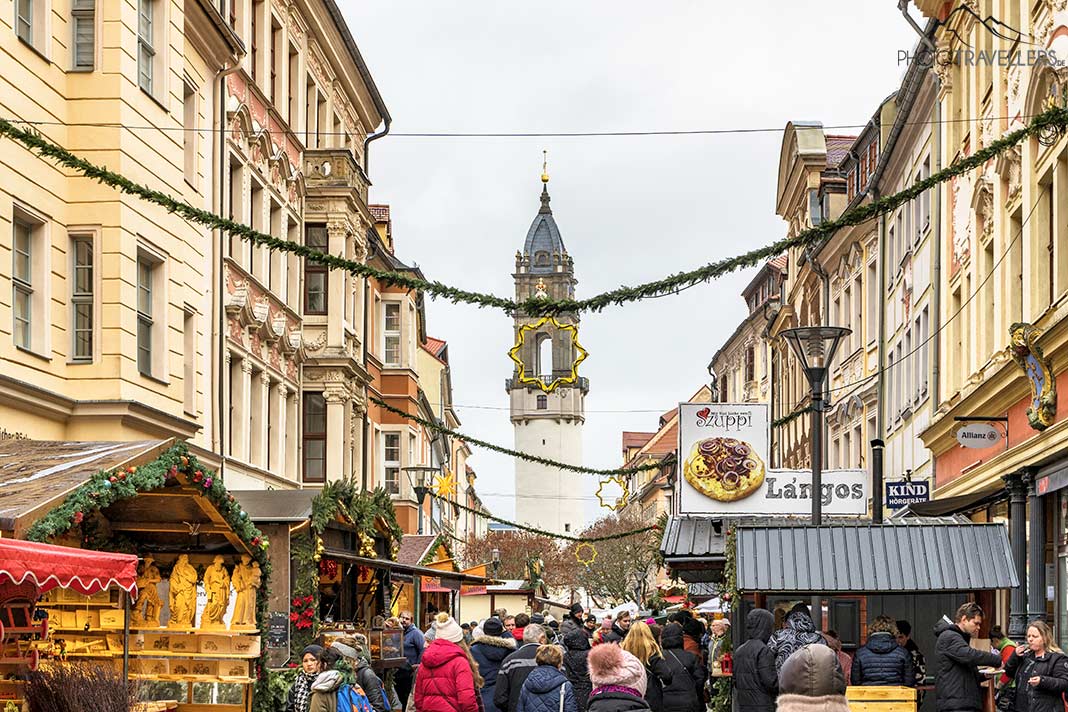 Besucher auf dem Bautzener Wenzelsmarkt