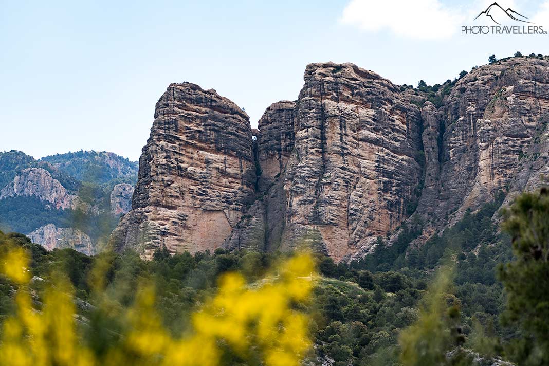 Die Rocas del Masmut aus der Ferne