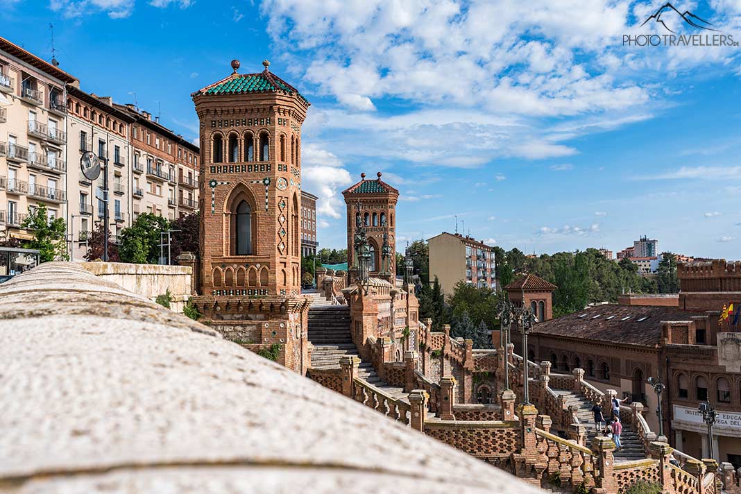 Die Treppen Escalinata del Óvalo in Teruel