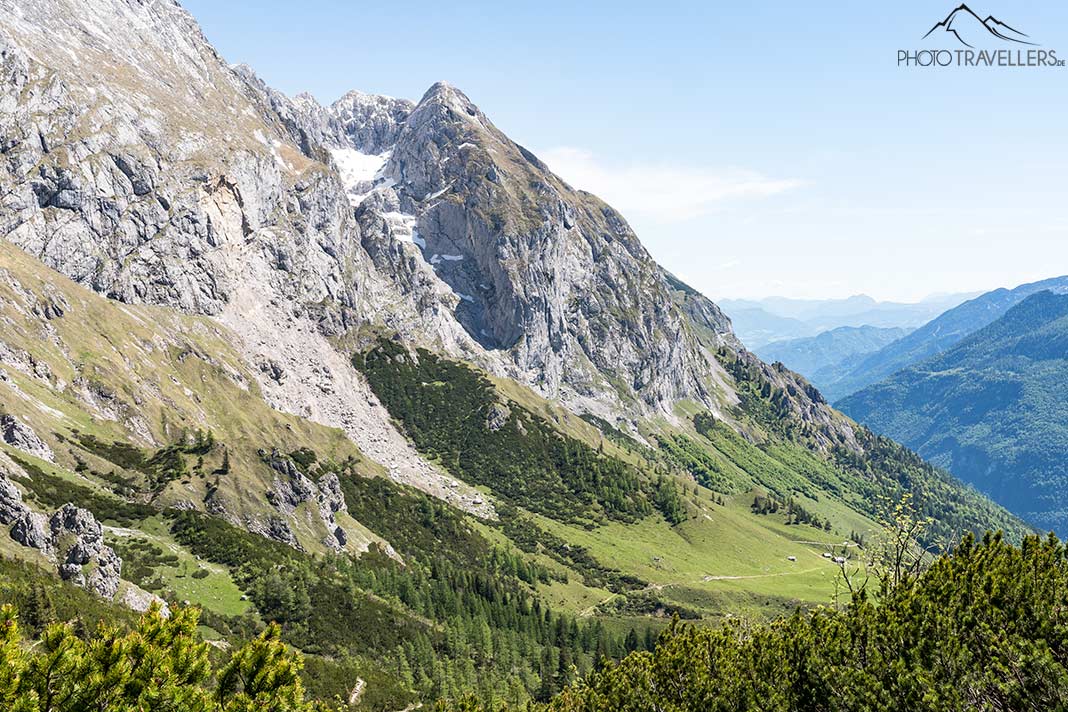 Der Blick auf das Gruberhorn