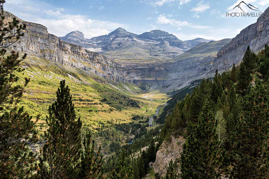 Blick vom Höhenweg übers Ordesa-Tal