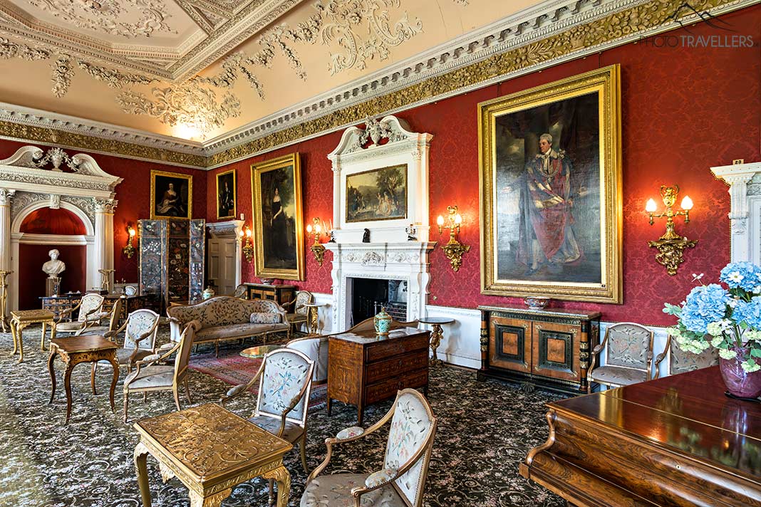 Ein imposanter Raum im Blair Castle in Schottland