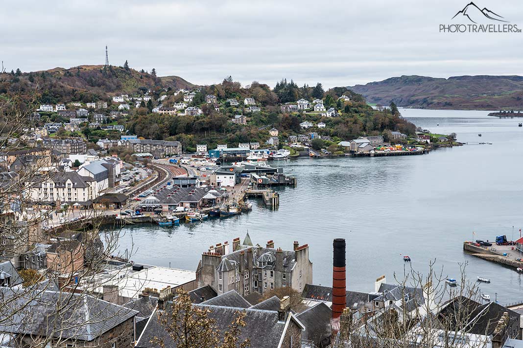 Der Blick vom McCaig's Tower über Oban