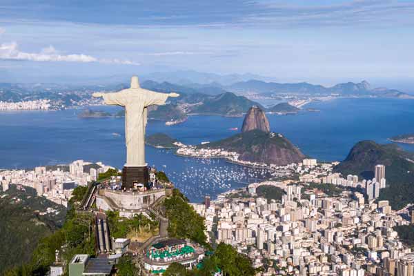 Blick auf Rio de Janeiro, Brasilien