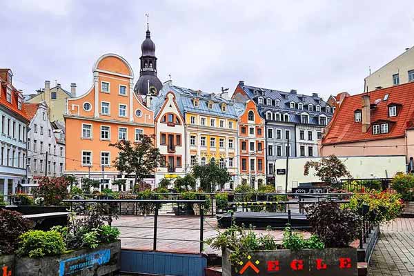 Die Altstadt von Riga, Lettland