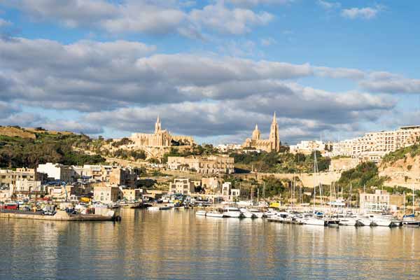 Ein Küstenort auf Gozo, Malta