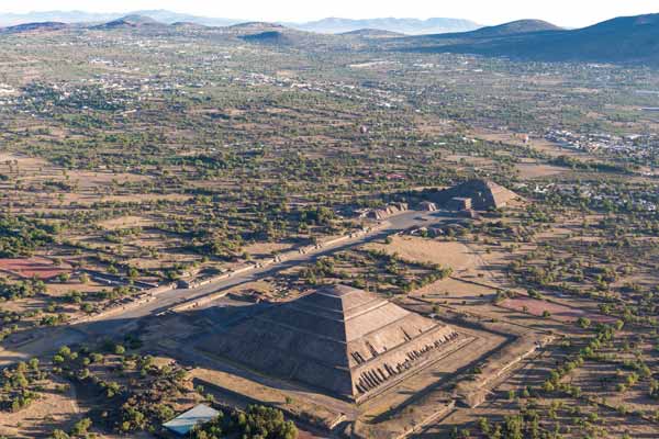 Pyramiden aus der Luft, Mexiko