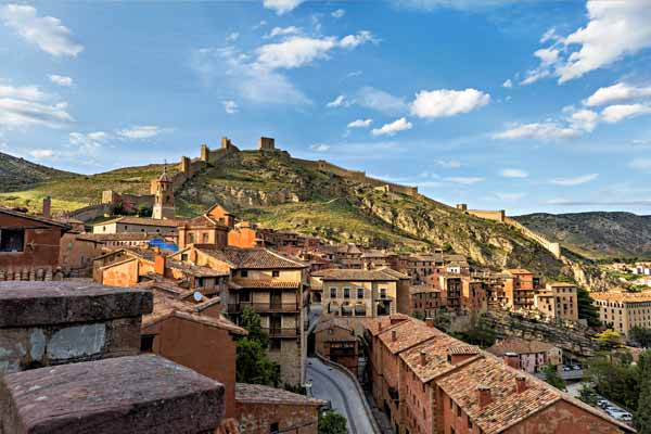 Die Altstadt von Albarracín, Spanien