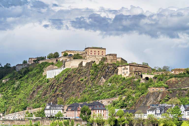 Festung Ehrenbreitstein in Koblenz