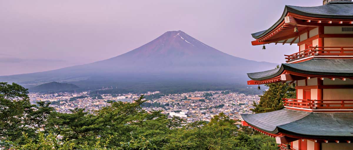 Chureito Pagode mit Fuju-Blick, Japan