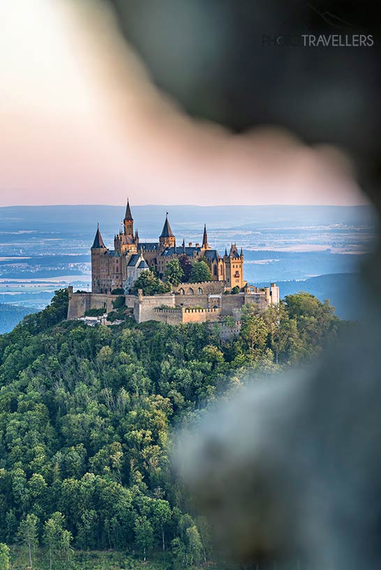 Blick auf die Burg Hohenzollern