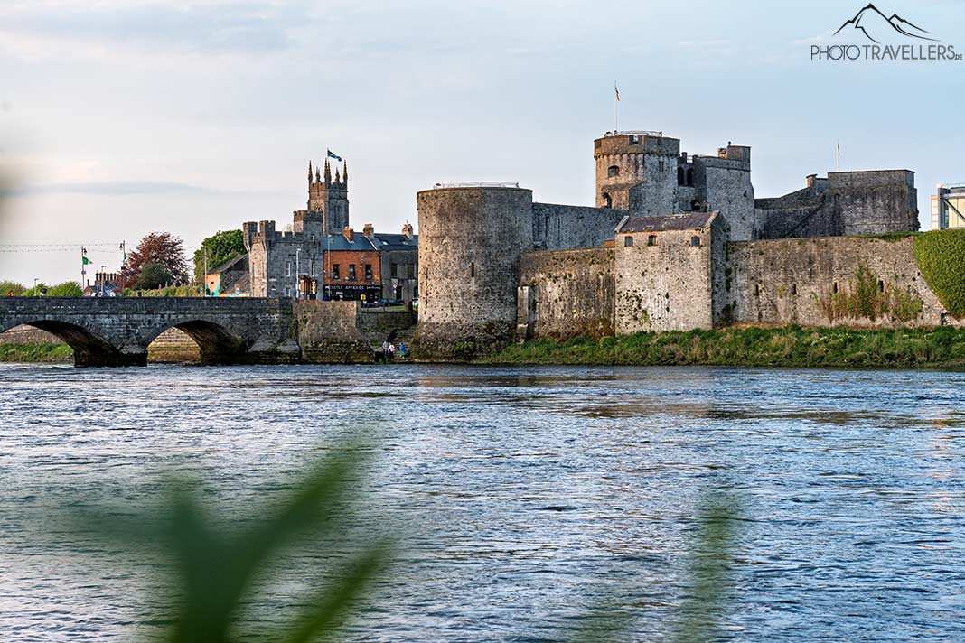 Die Festung John's Castle in Limerick, Irland