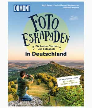 Buch-Cover Dumont Reiseführer "Foto-Eskapaden in Deutschland"