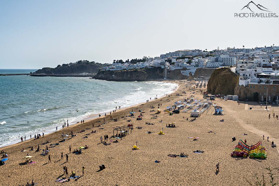 Der Stadtstrand von Albufeira