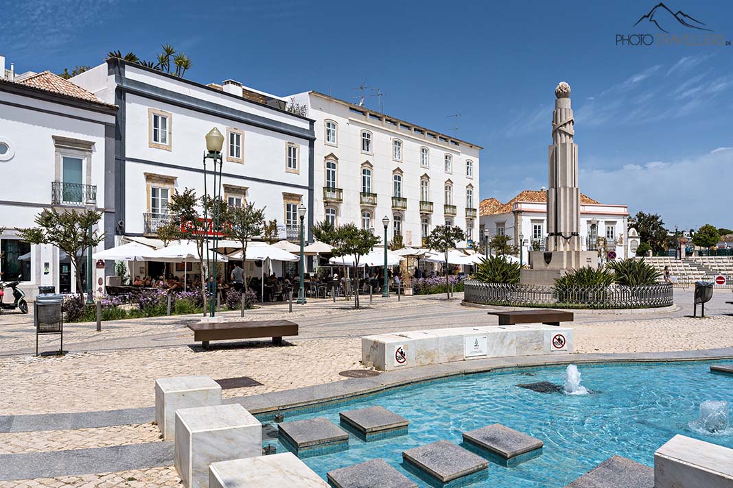 Der Platz Praça da República in Tavira