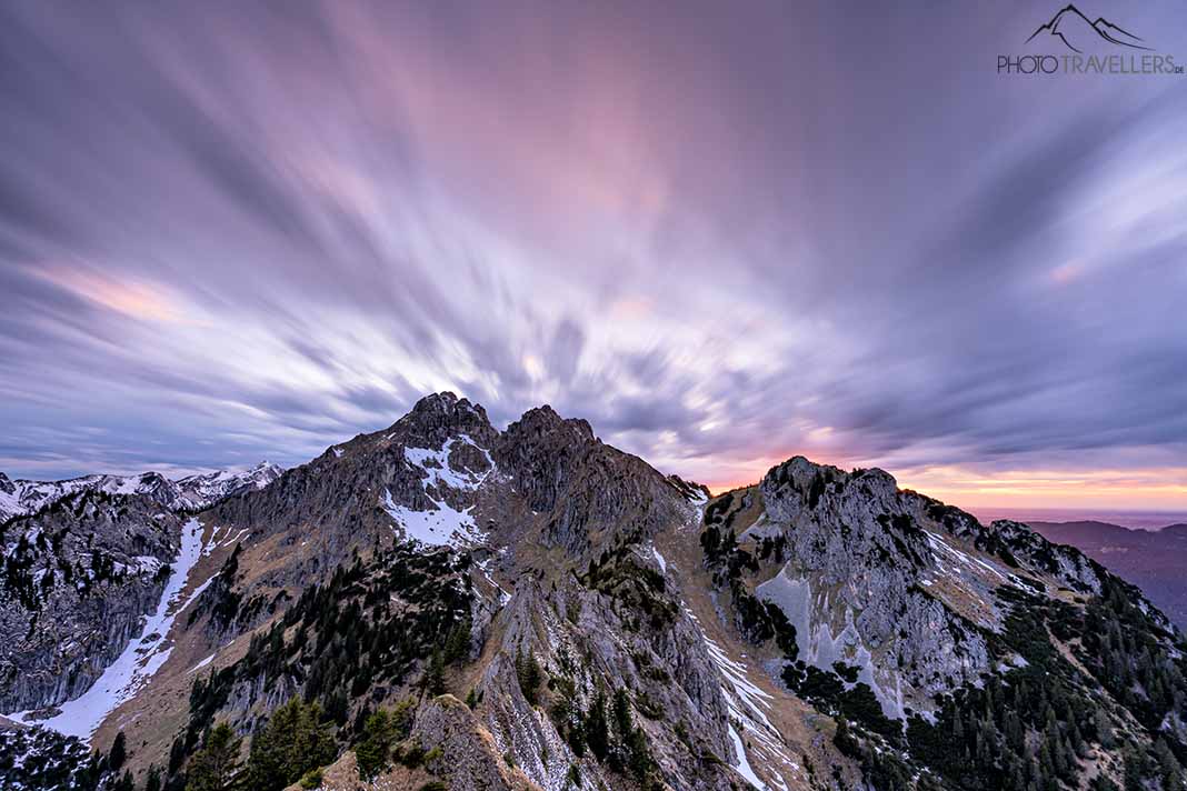 Langzeitbelichtung in den Bayerischen Alpen