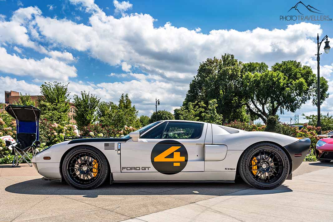 Ein Ford GT bei Cars at the Station in Detroit