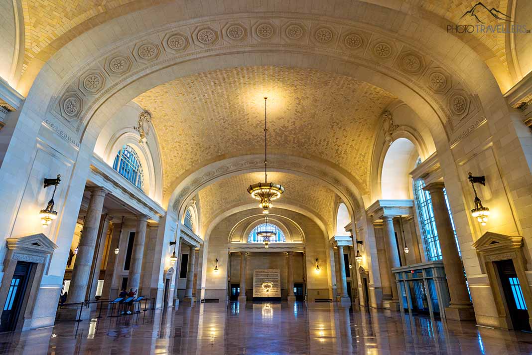 Große Halle in der Michigan Central Station