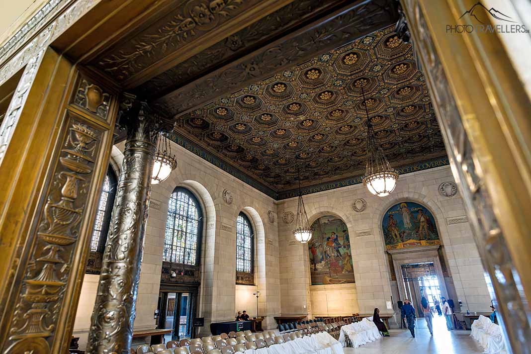 Historischer Saal in der Detroit Public Library